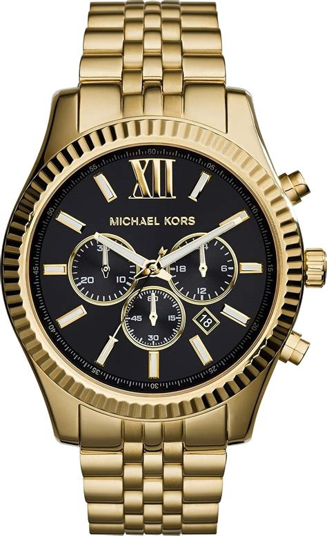 MICHAEL KORS Men's Watch Chronograph Wristwatch Date 